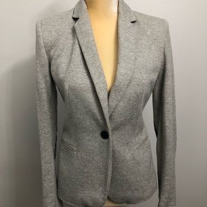 Women Blazer Zara Size S Tweeted Office Grey Blue Blazer
